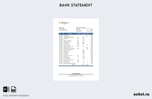 скачать цифровую версию шаблона Excel банковской выписки Молдова Банка Трансильв